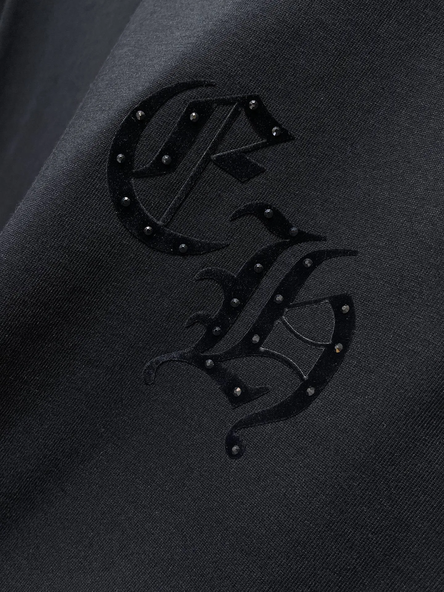 P160 New in summer Chrome Hearts 25ss High-weight environmentally friendly high-quality top fabric 280g Chrome flocking hot diamond cross horseshoe short sleeves counter synchronization 1:1 replica version Recommended colors: white, black